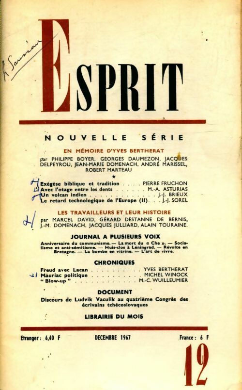 Livrenpoche : Esprit n°366 - Collectif - Livre