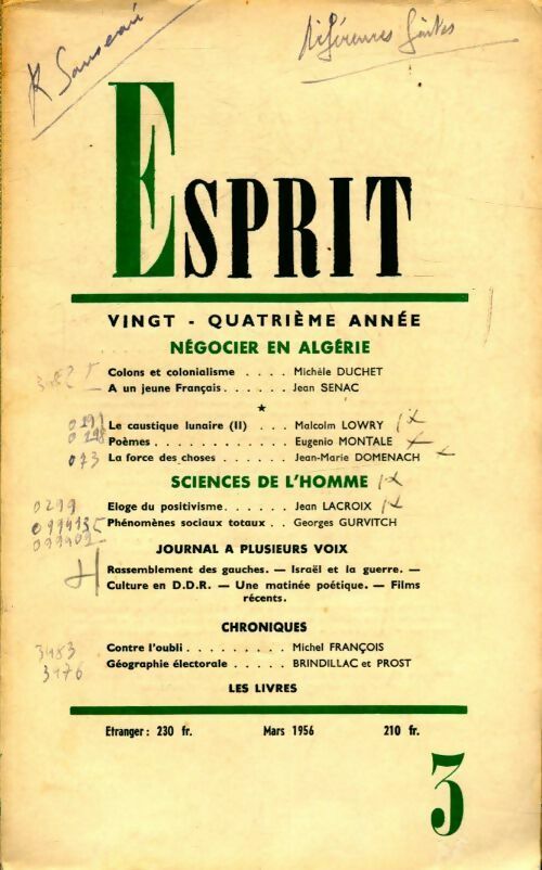 Livrenpoche : Esprit n°236 - Collectif - Livre