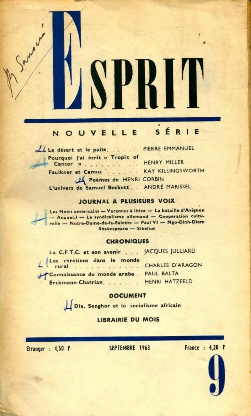 Livrenpoche : Esprit n°320 - Collectif - Livre