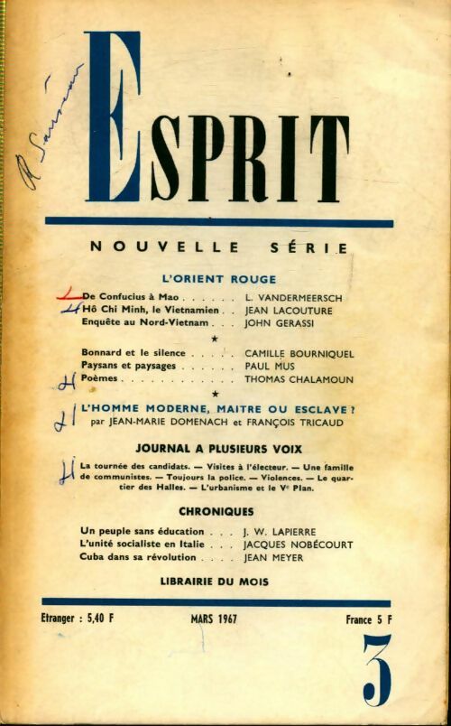 Livrenpoche : Esprit n°358 - Collectif - Livre