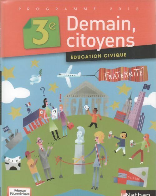 Livrenpoche : Demain, citoyens 3e 2012 - Hazard Anne-Marie - Livre