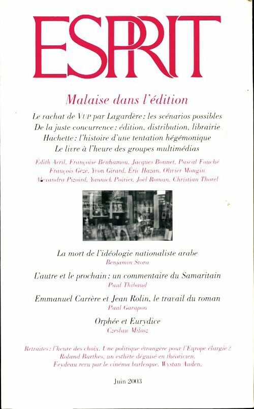 Livrenpoche : Esprit n°295 - Collectif - Livre