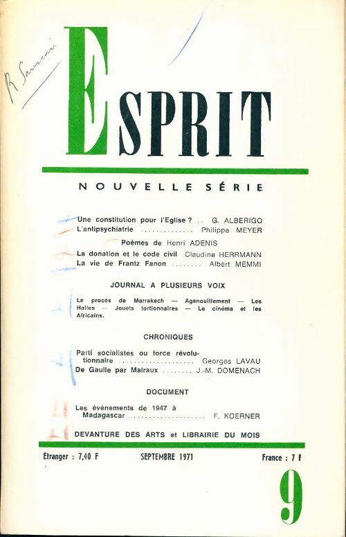 Livrenpoche : Esprit n°406 - Collectif - Livre