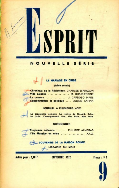 Livrenpoche : Esprit n°416 - Collectif - Livre
