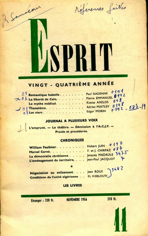 Livrenpoche : Esprit n°244 - Collectif - Livre