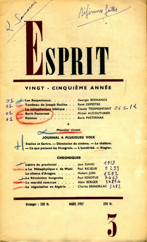 Livrenpoche : Esprit n°248 - Collectif - Livre