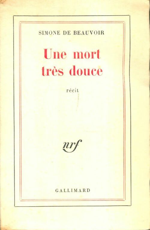 Livrenpoche : Une mort très douce - Simone De Beauvoir - Livre