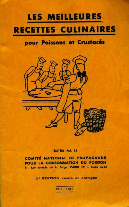Livrenpoche : Les meilleures recettes culinaires pour poissons et crustacés - Collectif - Livre