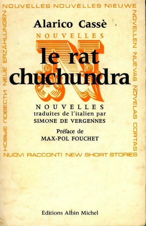 Livrenpoche : Le rat Chuchundra - Alarico Cassé - Livre