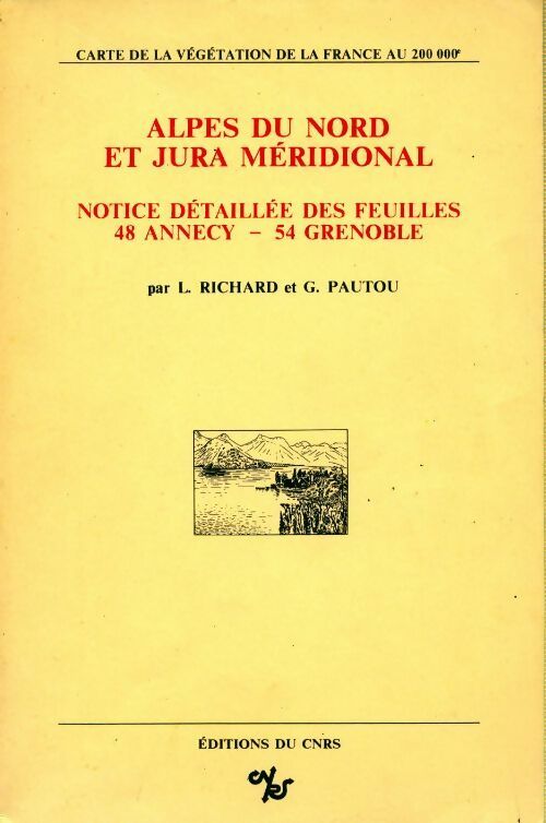 Livrenpoche : Alpes du nord et Jura méridional. Notice détaillée des feuilles - L. Richard - Livre