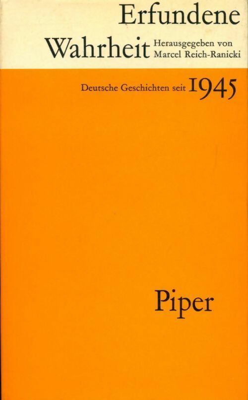 Livrenpoche : Erfundene wahrheit - Marcel Reich-Ranicki - Livre