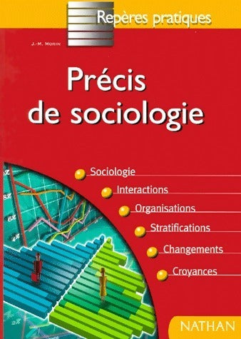 Livrenpoche : Précis de sociologie - J. M Morin - Livre