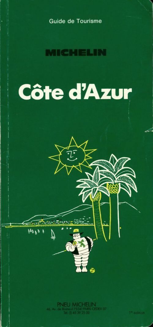 Livrenpoche : Côte d'Azur 1987 - Michelin Travel Publications - Livre