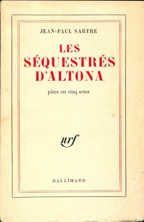 Livrenpoche : Les séquestrés d'Altona - Jean-Paul Sartre - Livre