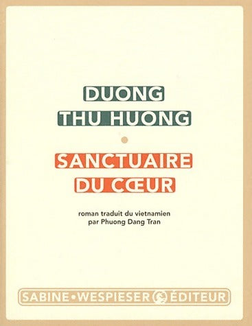 Livrenpoche : Sanctuaire du coeur - Thu Huong Duong - Livre