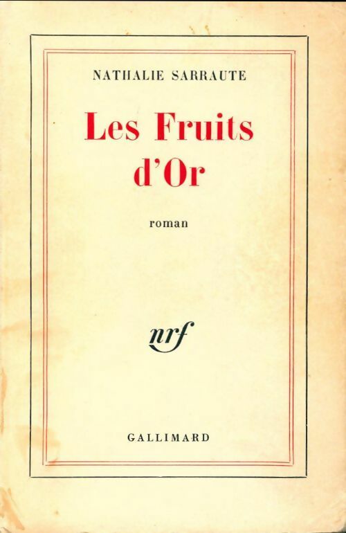 Livrenpoche : Les fruits d'or - Nathalie Sarraute - Livre