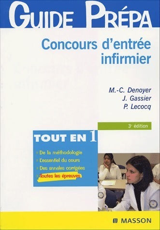 Livrenpoche : Concours d'entrée infirmier - Marie-Christine Denoyer - Livre