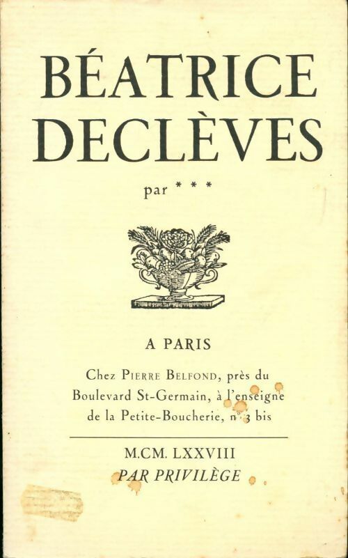 Livrenpoche : Béatrice Declèves - Inconnu - Livre