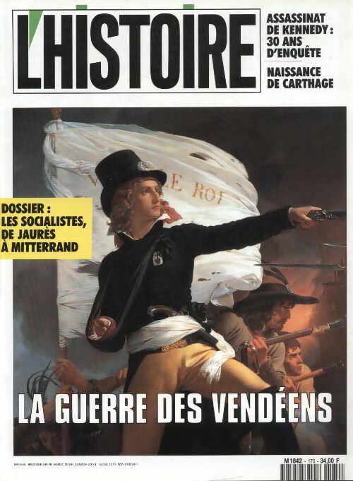 Livrenpoche : L'histoire n°170 : La guerre des vendéens - Collectif - Livre