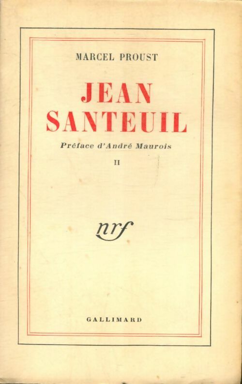 Livrenpoche : Jean Santeuil Tome II - Marcel Proust - Livre