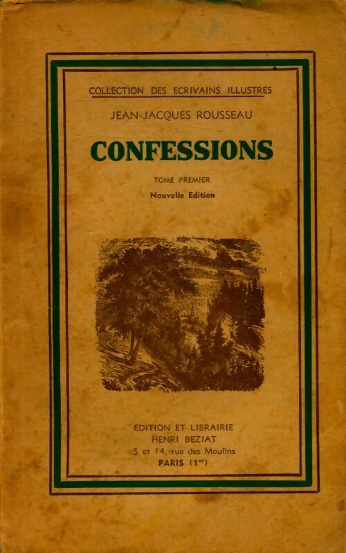Livrenpoche : Confessions tome I - Jean-Jacques Rousseau - Livre