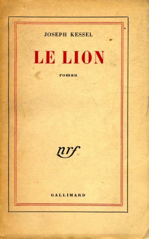 Livrenpoche : Le lion - Joseph Kessel - Livre