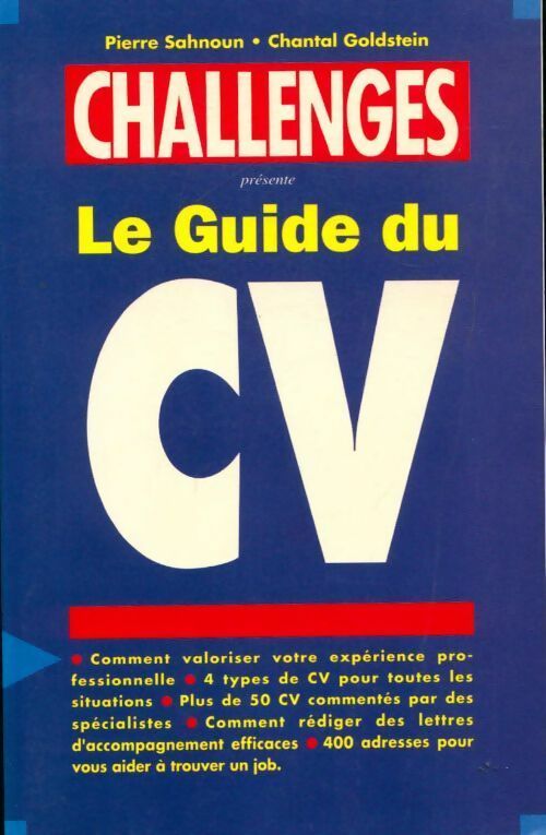 Livrenpoche : Le guide du CV - Pierre Sahnoun - Livre