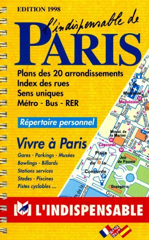Livrenpoche : L'indispensable de Paris 1998 - Collectif - Livre