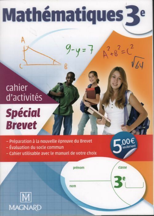Livrenpoche : Mathématiques 3e. Cahier d'activités spécial brevet - Collectif - Livre