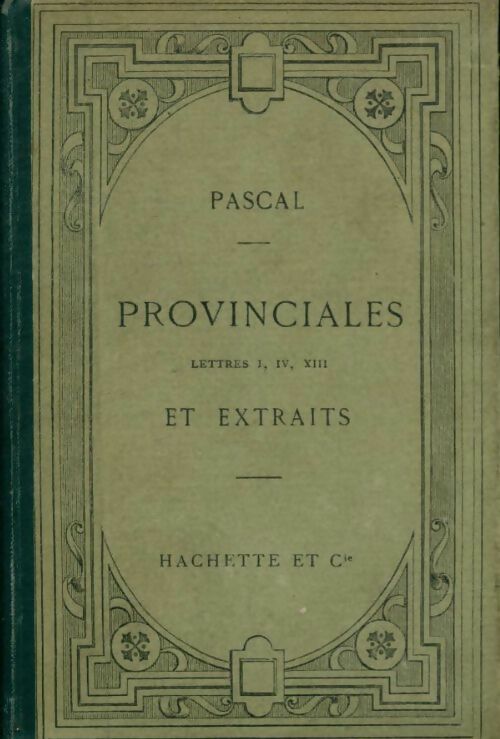 Livrenpoche : Provinciales - Pascal - Livre