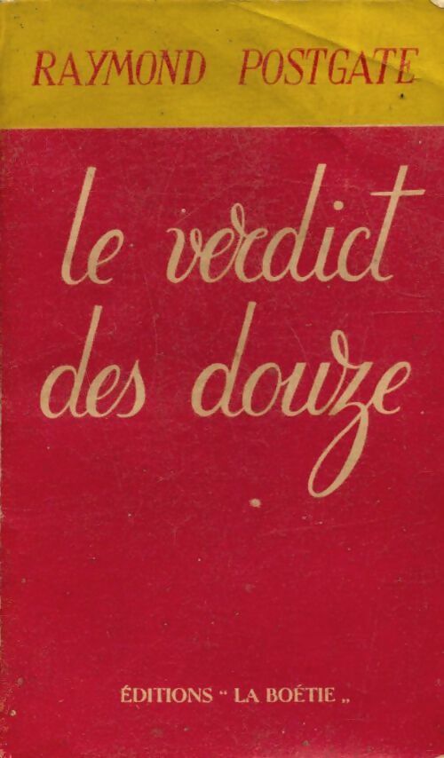 Livrenpoche : Le verdict des douze - Raymond Postgate - Livre