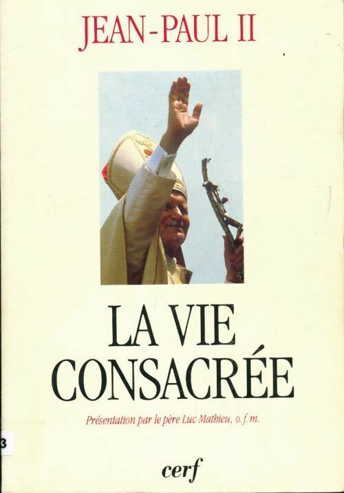 Livrenpoche : La vie consacée - Jean-Paul II - Livre