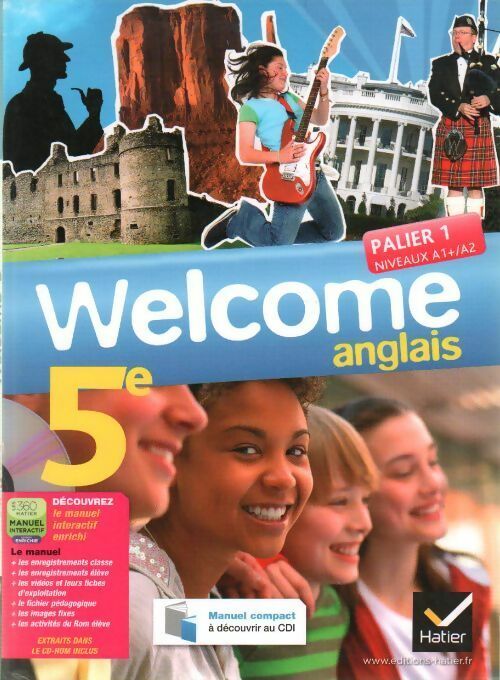 Livrenpoche : Welcome anglais 5e - Collectif - Livre