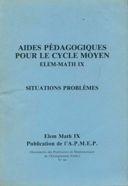 Livrenpoche : Aides pédagogiques pour le cycle moyen - Collectif - Livre
