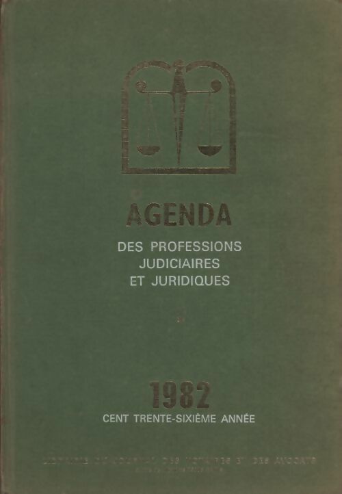 Livrenpoche : Agenda des professions judiciaires et juridiques - Collectif - Livre