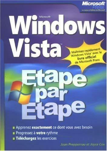 Livrenpoche : Windows vista étape par étape - Joan Preppernau - Livre