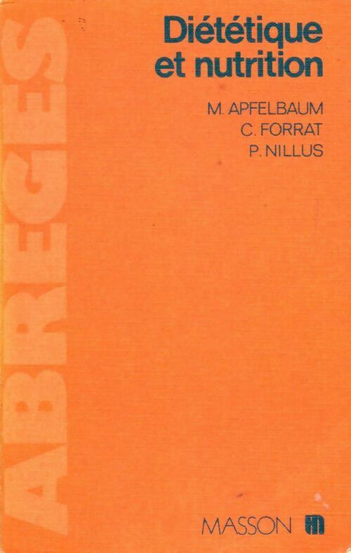 Livrenpoche : Diététique et nutrition - Marian Apfelbaum - Livre
