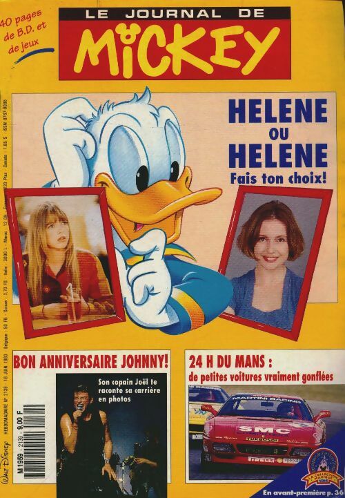 Livrenpoche : Le journal de Mickey n°2139 : Hélène ou Hélène - Collectif - Livre