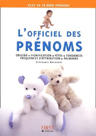 Livrenpoche : L'officiel des prénoms 2009 - Stéphanie Rapoport - Livre