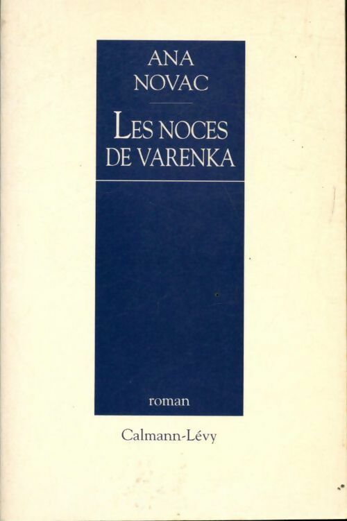 Livrenpoche : Les noces de Varenka - Ana Novac - Livre