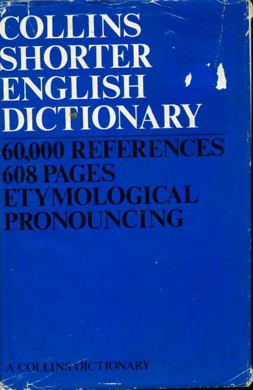 Livrenpoche : Collins shorter english dictionary - Collectif - Livre