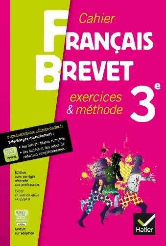Livrenpoche : Cahier français brevet. Exercices & méthode 3e - Levasseur Lomne - Livre
