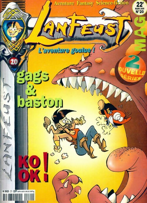 Livrenpoche : Lanfeust mag n°20 : Gags & baston - Collectif - Livre