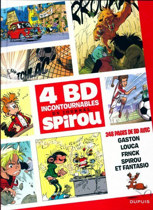 Livrenpoche : 4 BD incontournables du journal de Spirou - Collectif - Livre