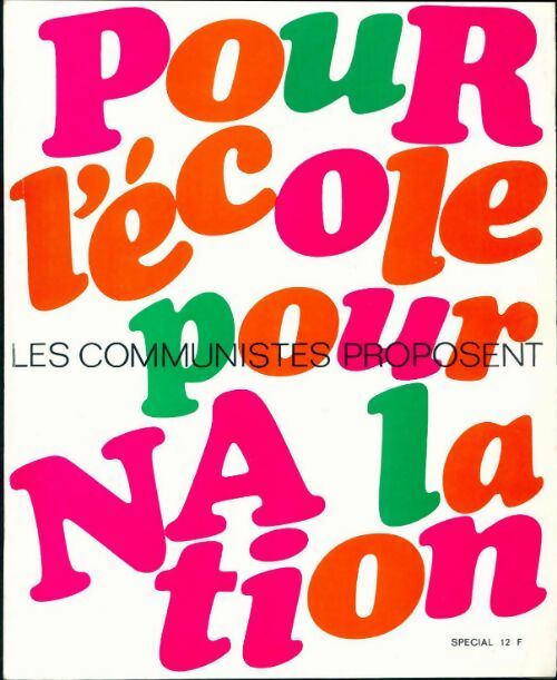 Livrenpoche : L'école et la nation n°185-186 - Collectif - Livre