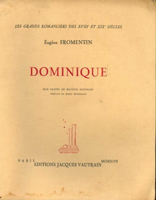 Livrenpoche : Dominique - Eugène Fromentin - Livre
