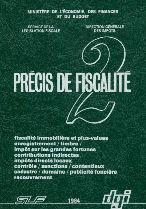 Livrenpoche : Précis de fiscalité Tome II - Collectif - Livre