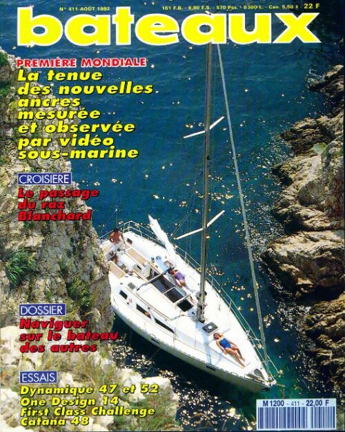Livrenpoche : Bateaux n°411 : La tenue des nouvelles ancres mesurée - Collectif - Livre