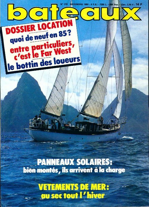 Livrenpoche : Bateaux n°319 : Dossier location / Panneaux solaires - Collectif - Livre