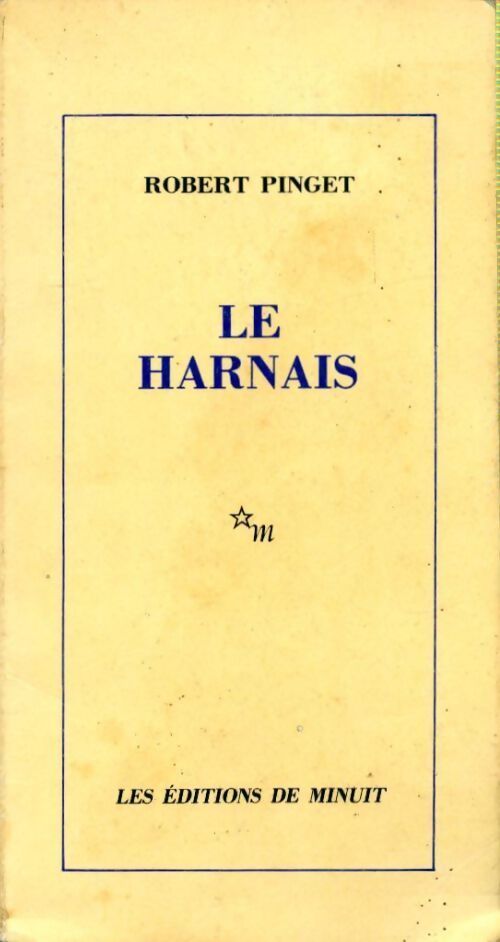 Livrenpoche : Le harnais - Robert Pinget - Livre